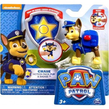 Paw Patrol Action Pack & Badge Chase Figure